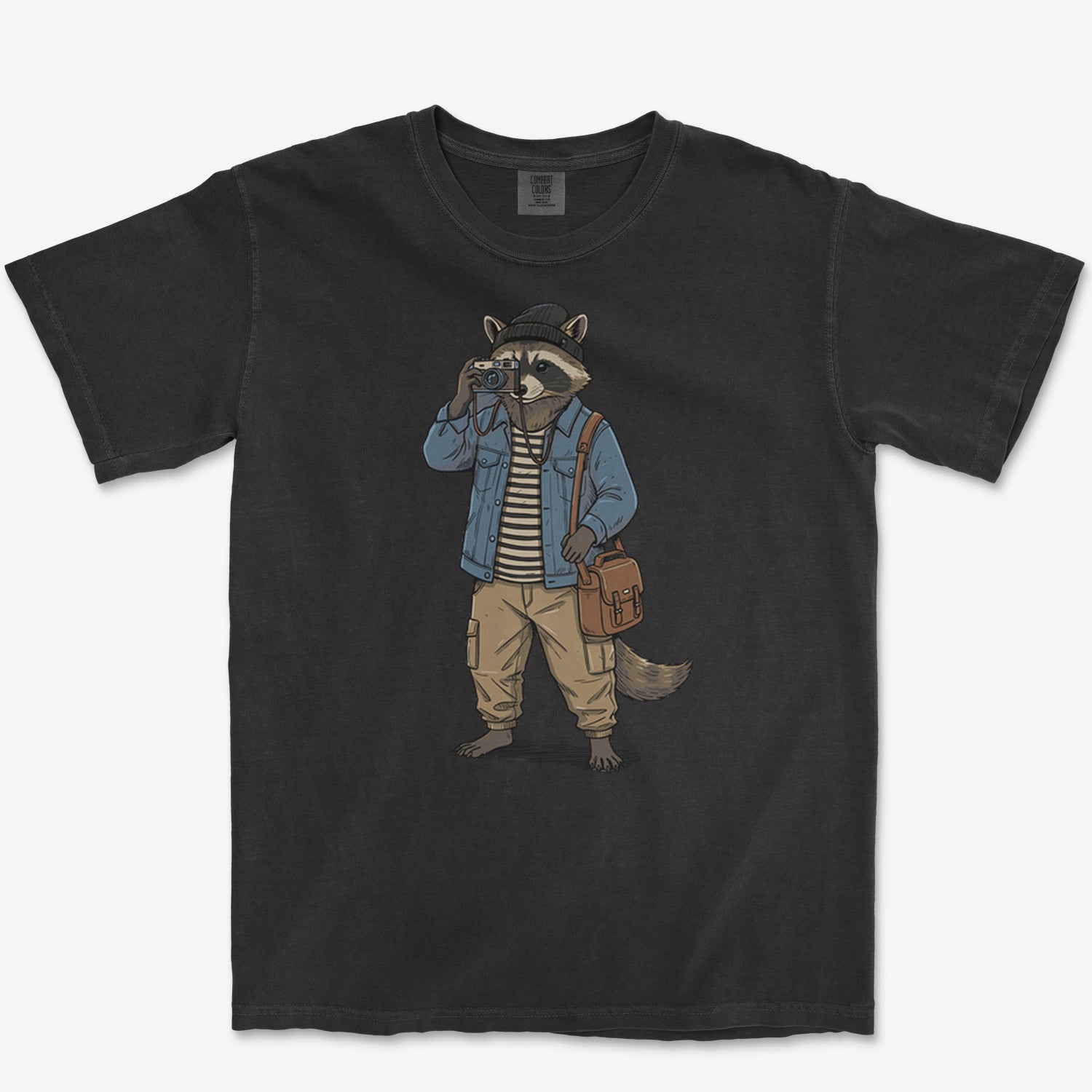 Raccoon Photographer Tee