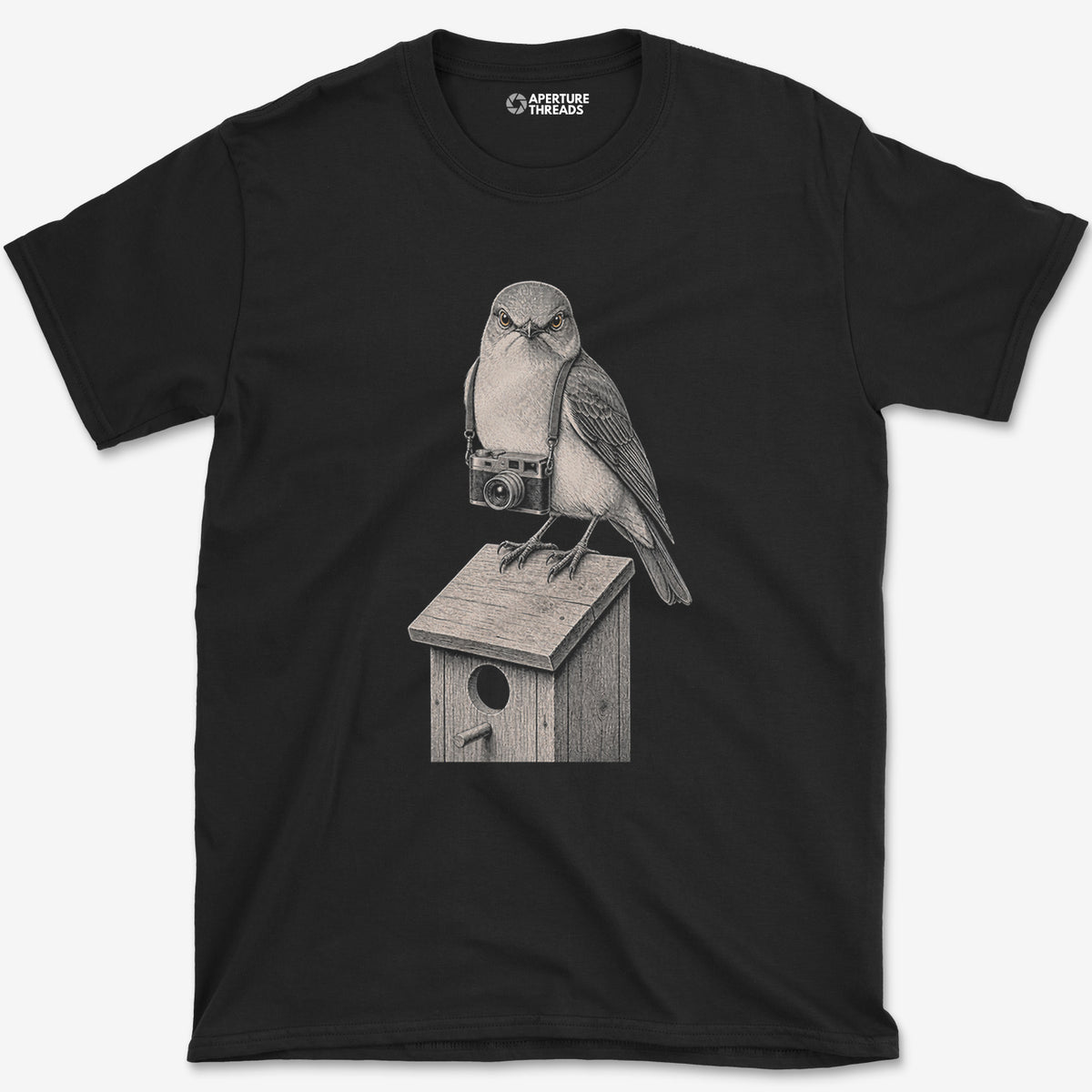 Rangefinder Bluebird T-Shirt — black