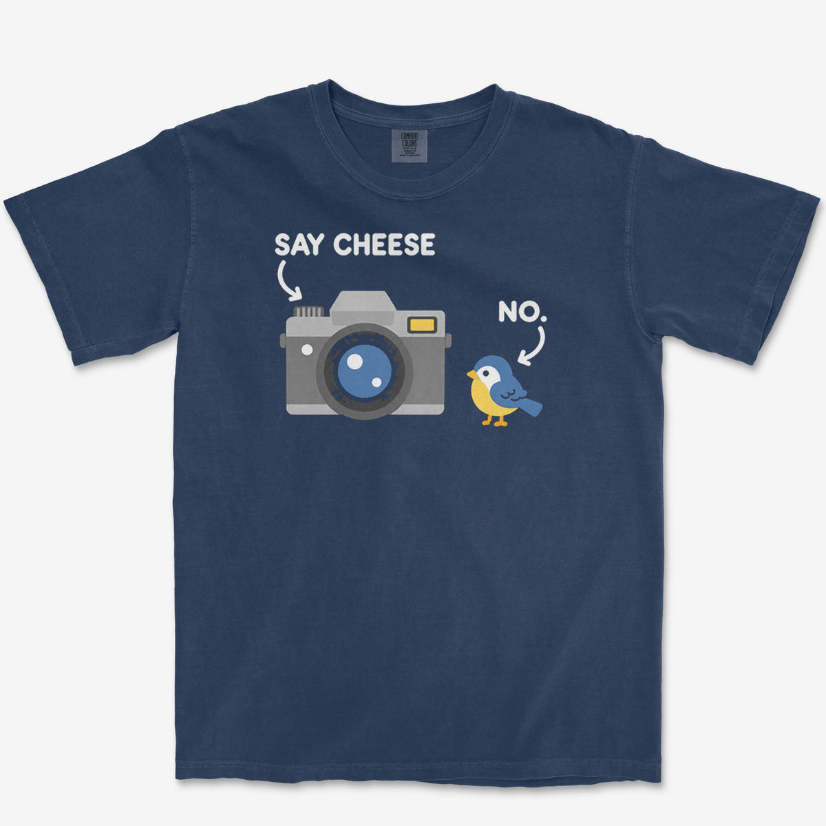 Say Cheese Tee — true navy