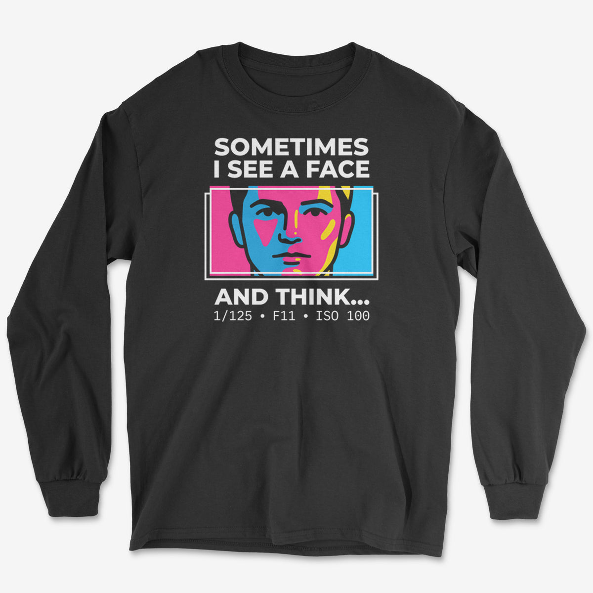 See A Face Long Sleeve Tee