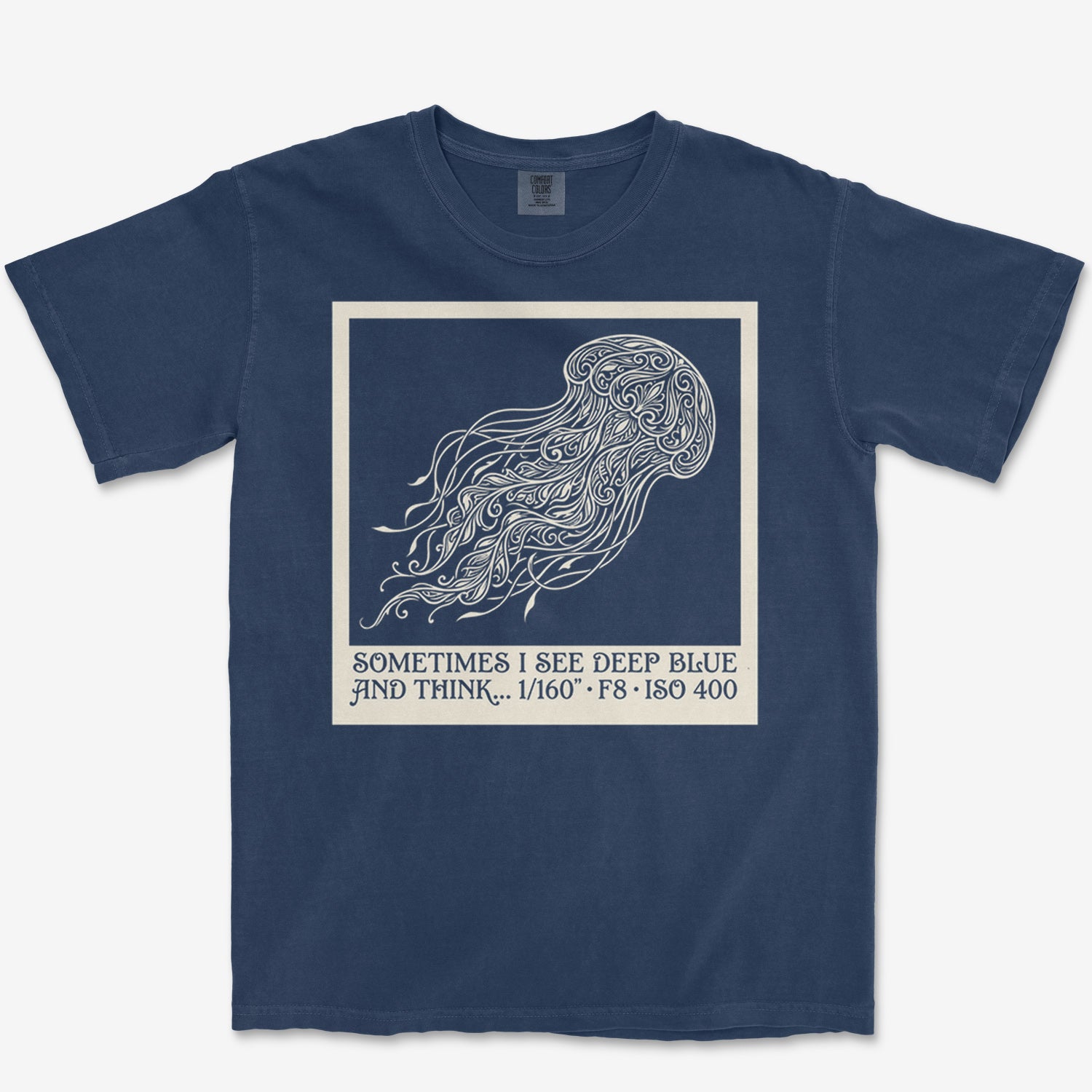 See Deep Blue Heavyweight Tee