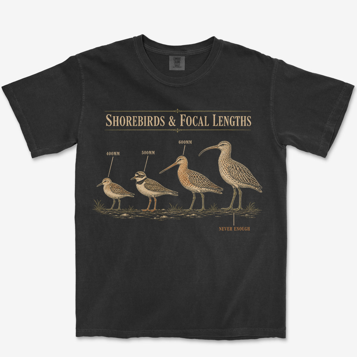 Shorebirds & Focal Lengths Heavyweight Tee