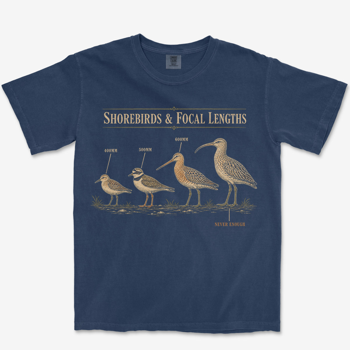 Shorebirds & Focal Lengths Heavyweight Tee