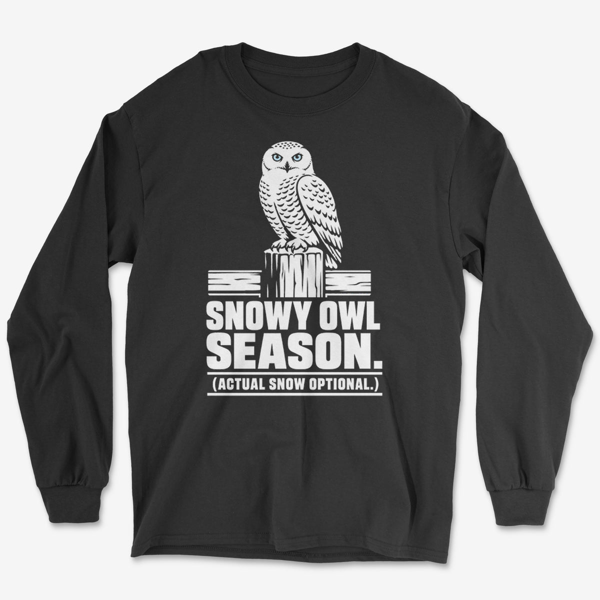 Snowy Owl Season Long Sleeve Tee