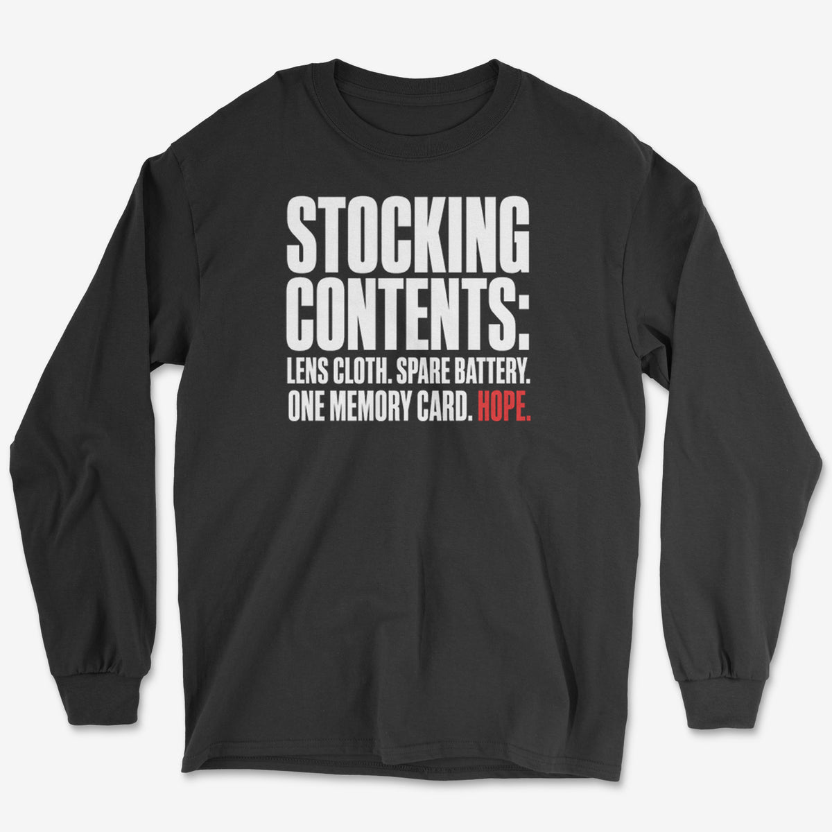 Stocking Contents Long Sleeve Tee