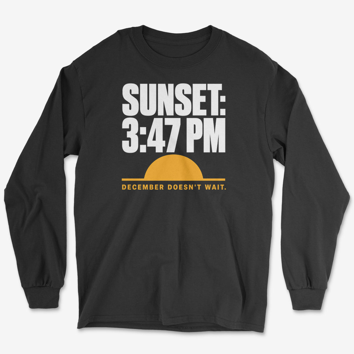 Sunset, 3:47 PM Long Sleeve Tee