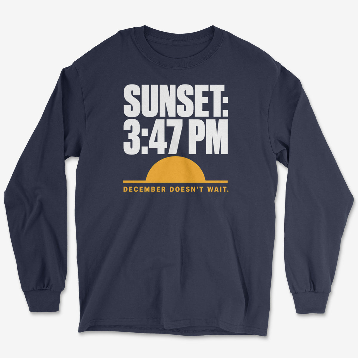 Sunset, 3:47 PM Long Sleeve Tee