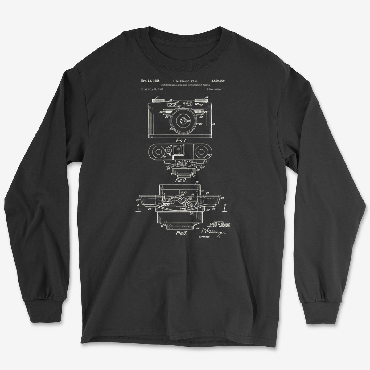 Tranio Blueprint Long Sleeve Tee