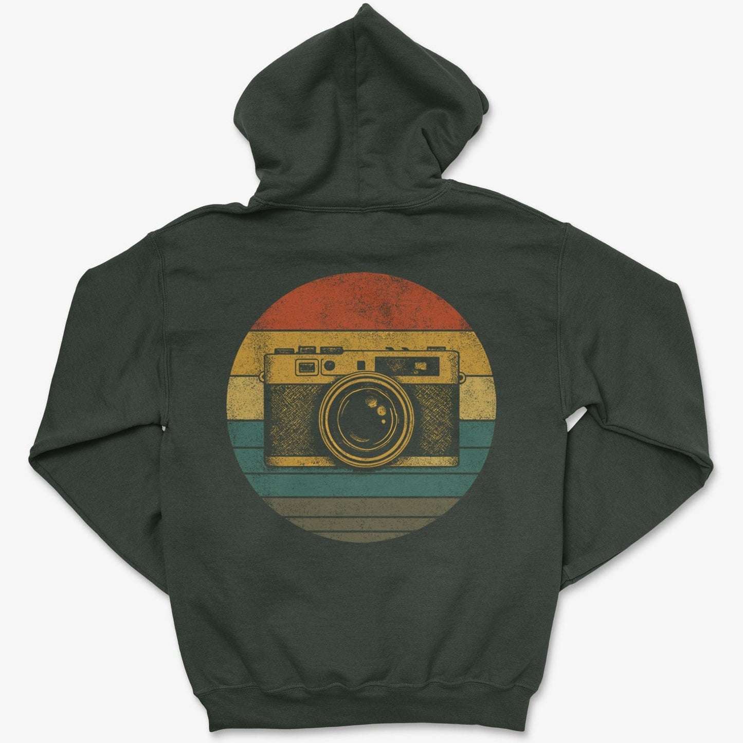Hoodie Forest Green / S Camera Sunset - Zip Hoodie