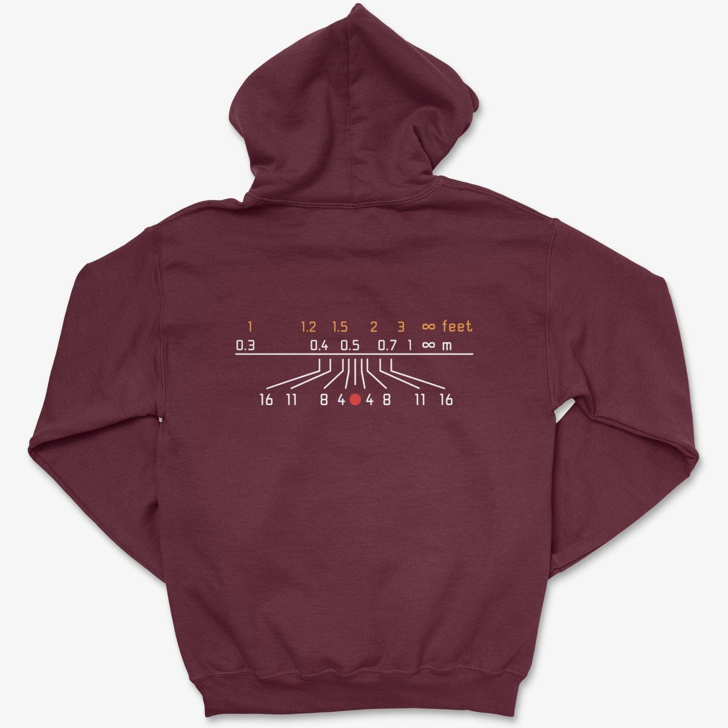 Hoodie Maroon / S Field Scale - Pullover Hoodie