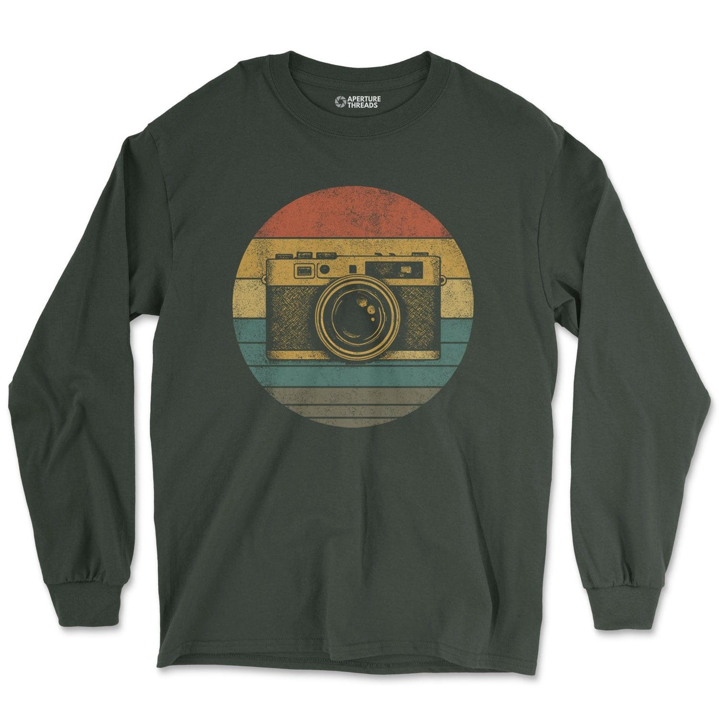 Long-sleeve Forest Green / M Camera Sunset - Long Sleeve