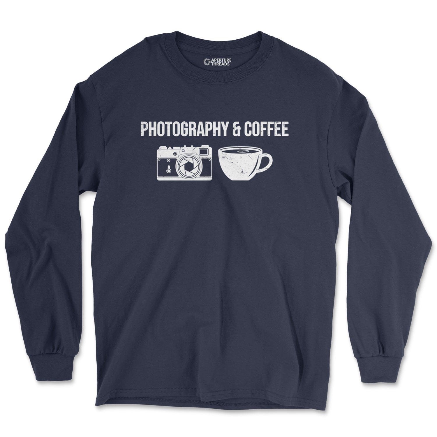 Long-sleeve Navy / M Photography & Coffee - Long Sleeve
