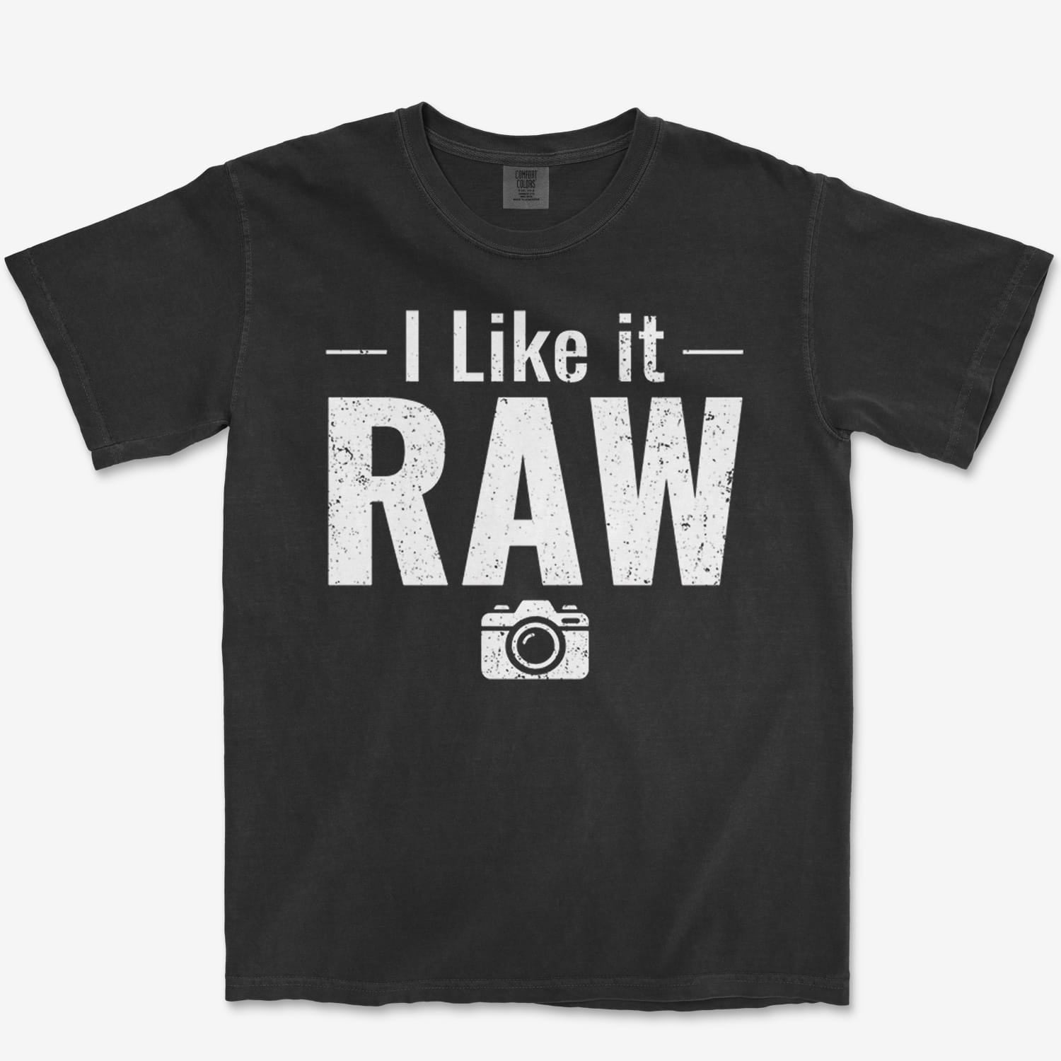T-Shirt Black / S Like It Raw Heavyweight Tee