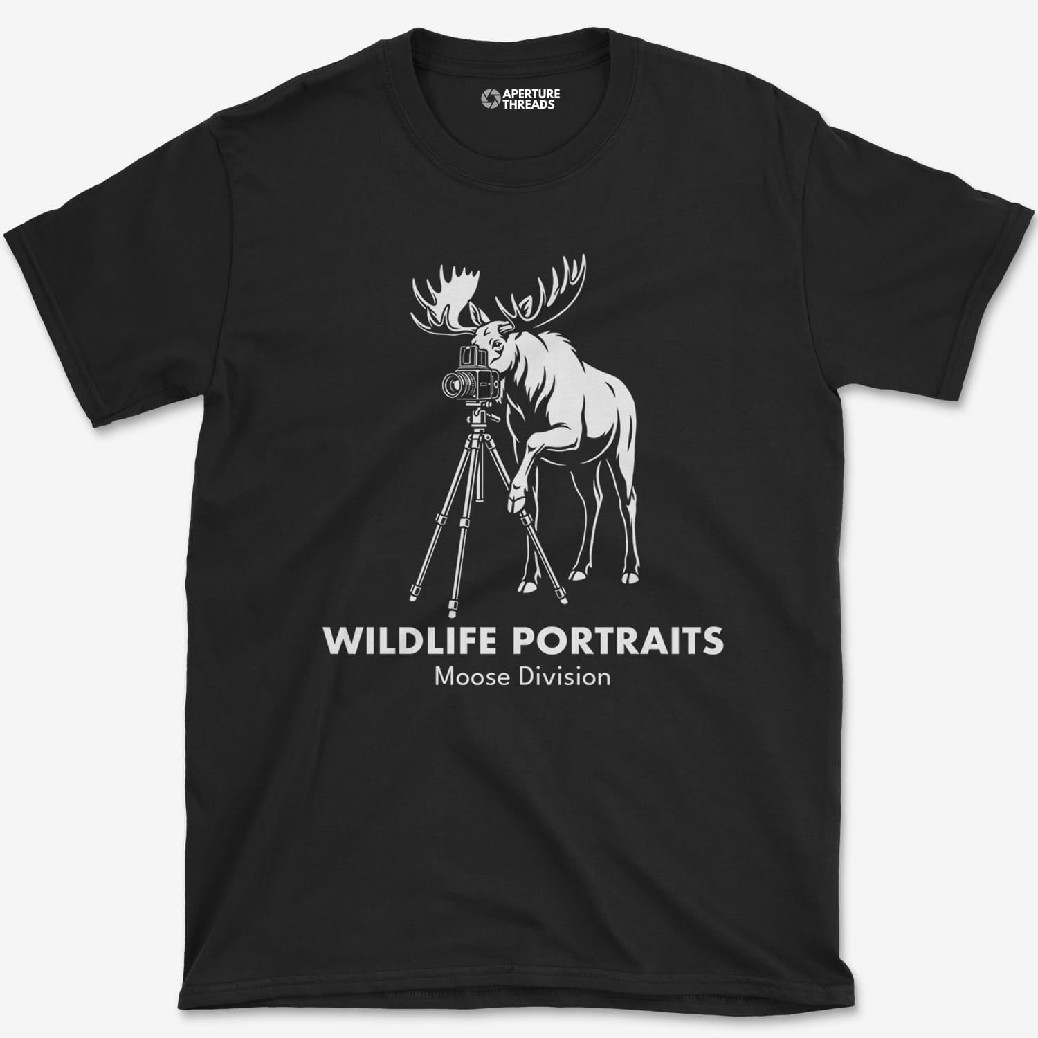 T-Shirt Black / S Moose Portraits T-Shirt