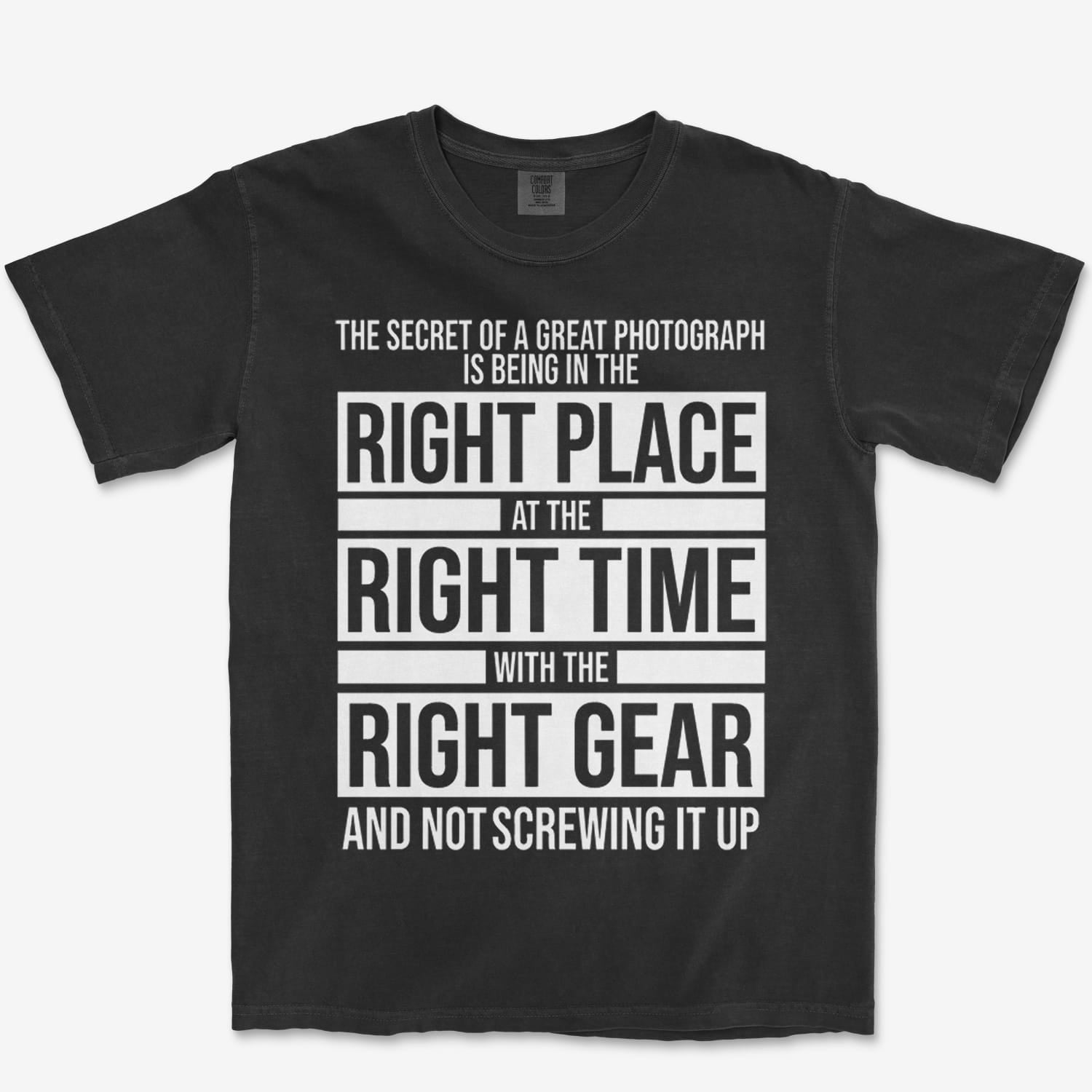T-Shirt Black / S Right Place Heavyweight Tee