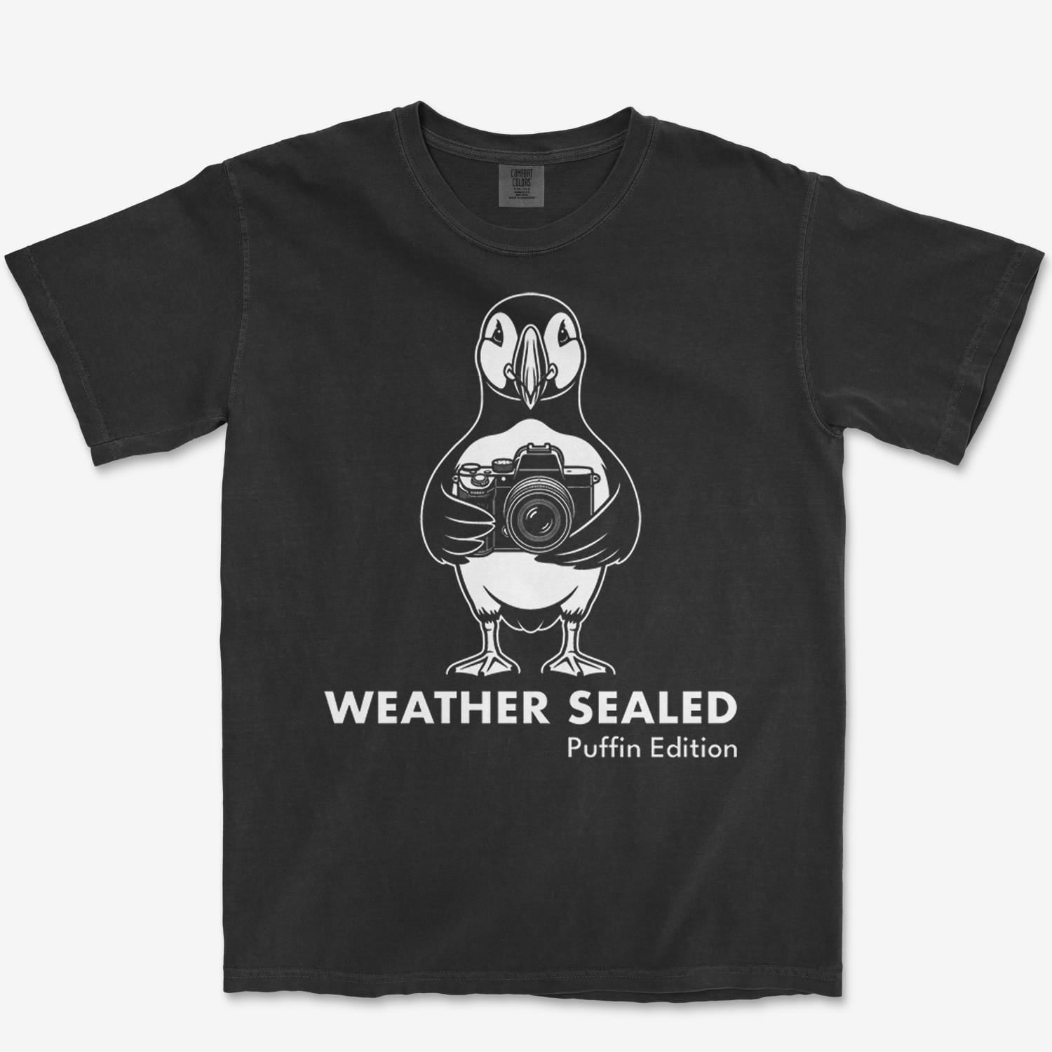T-Shirt Black / S Weather Sealed Puffin Heavyweight Tee