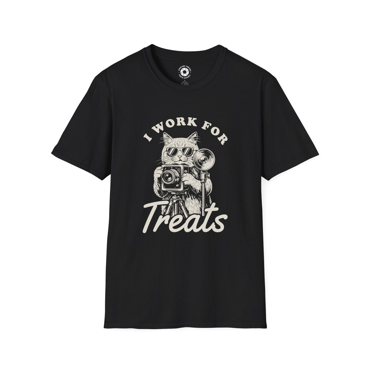 T-Shirt Black / S Work For Treats T-Shirt