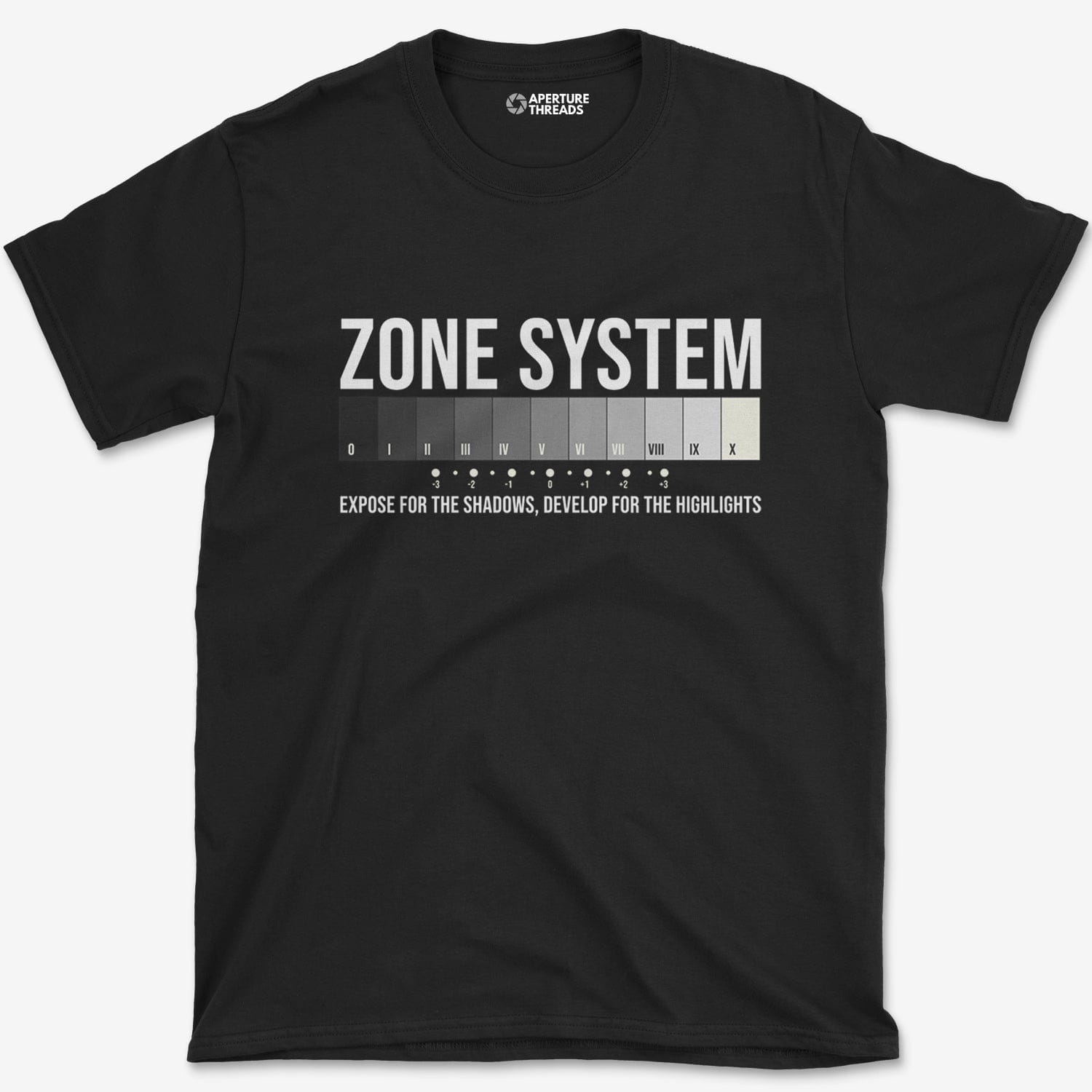 Zone System Tee — Ansel Adams Method | Aperture Threads