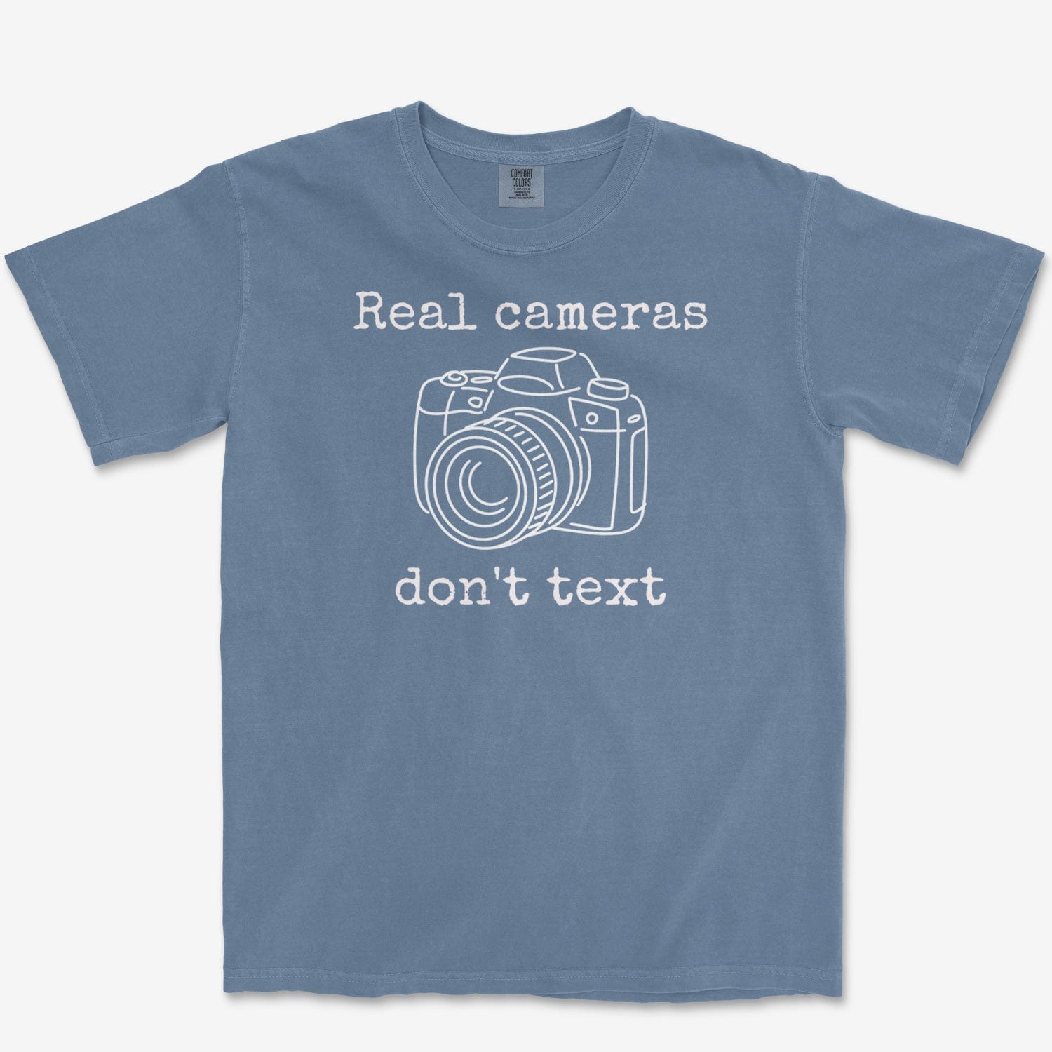 T-Shirt Blue Jean / S Real Cameras - Premium T-Shirt