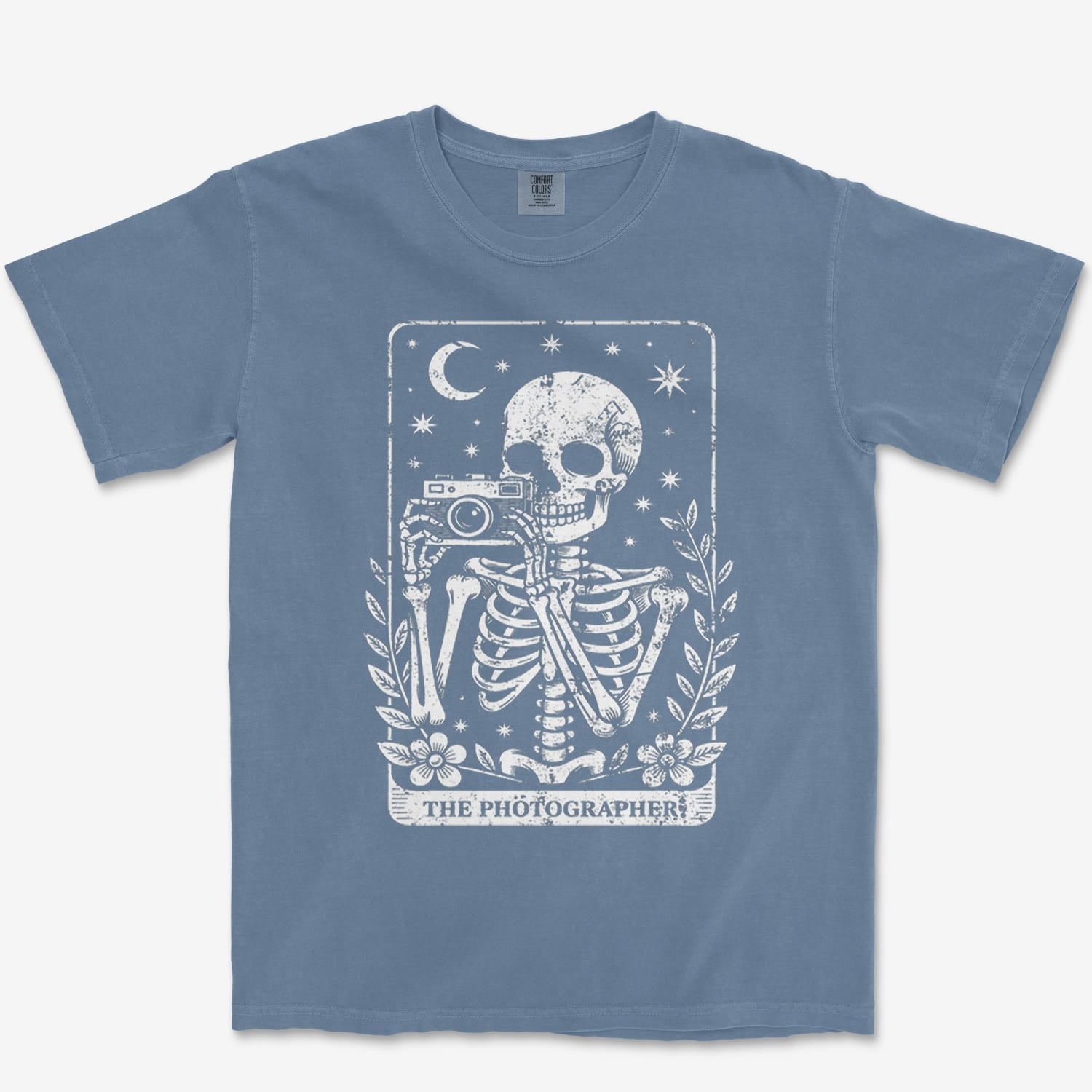 T-Shirt Blue Jean / S Tarot Photographer Heavyweight Tee
