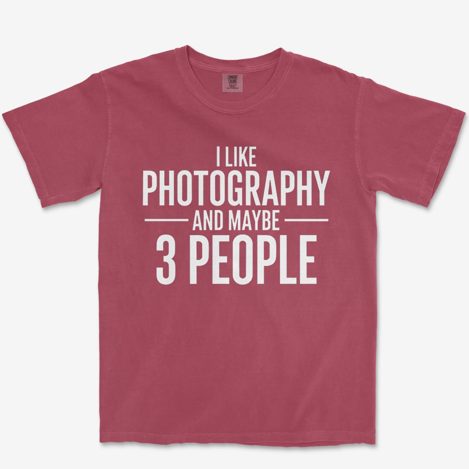 T-Shirt Brick / S 3 People Heavyweight Tee
