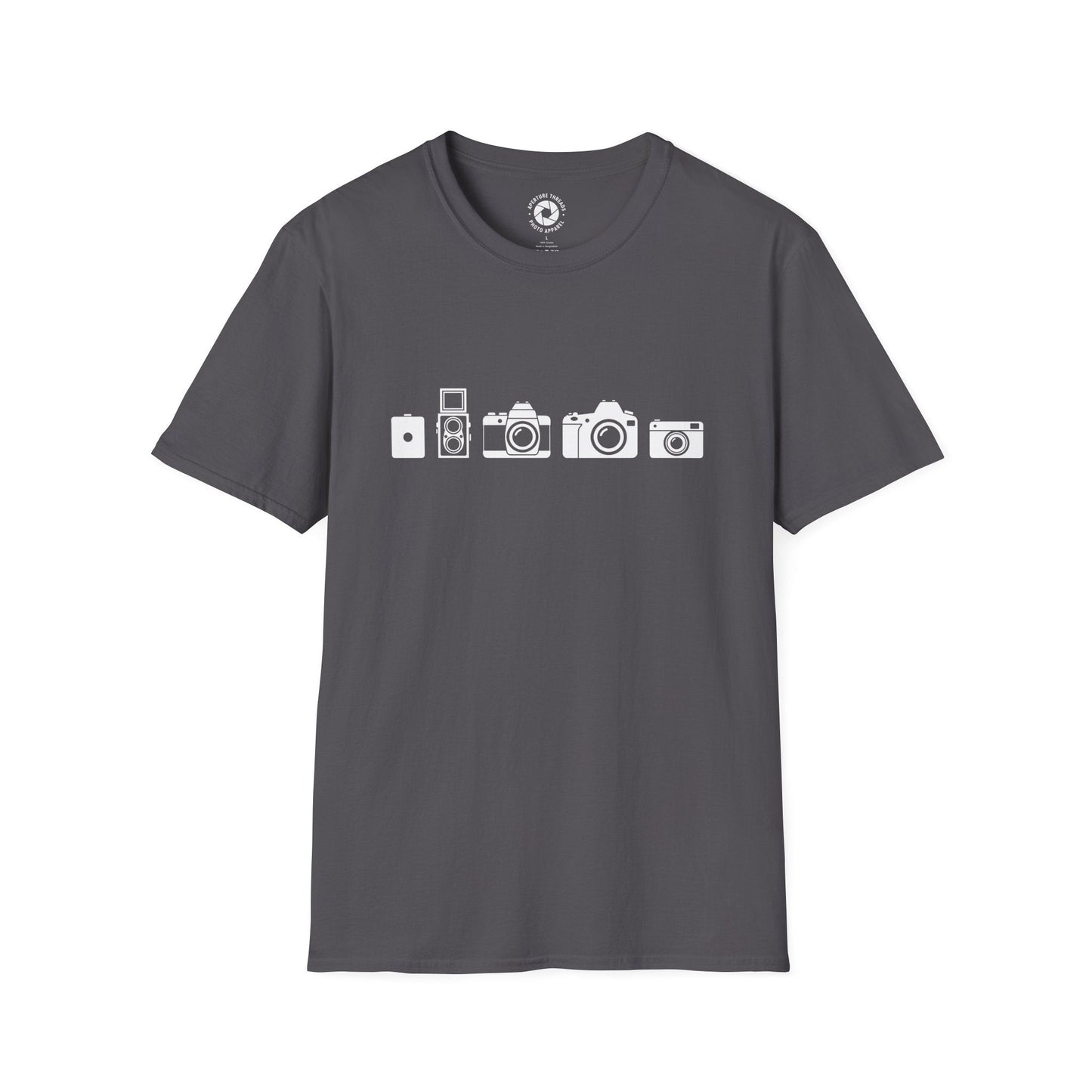 T-Shirt Charcoal / S Camera Evolution T-Shirt