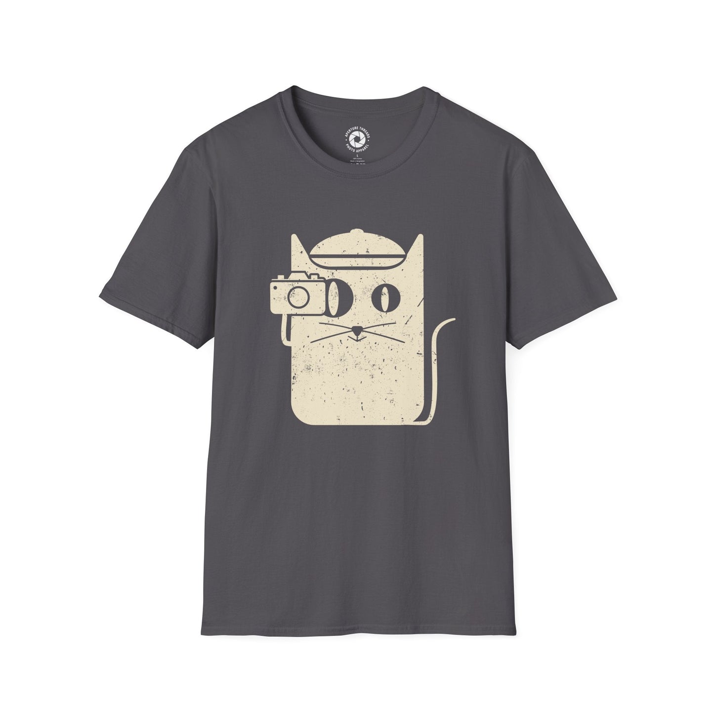 T-Shirt Charcoal / S Cat Camera T-Shirt