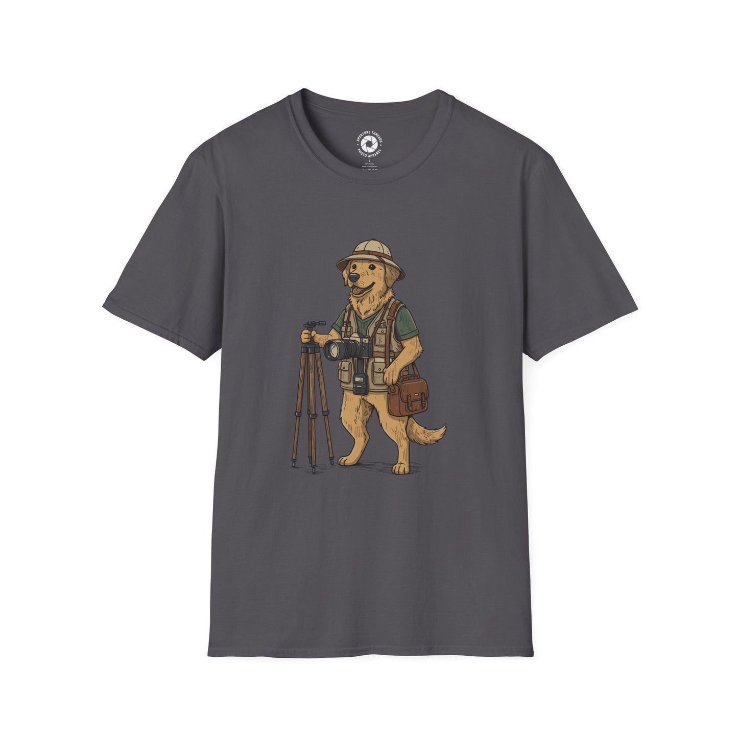 T-Shirt Charcoal / S Dog Photographer T-Shirt