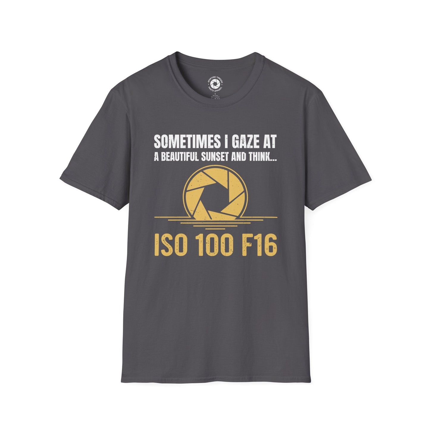 T-Shirt Charcoal / S ISO 100 F16 T-Shirt