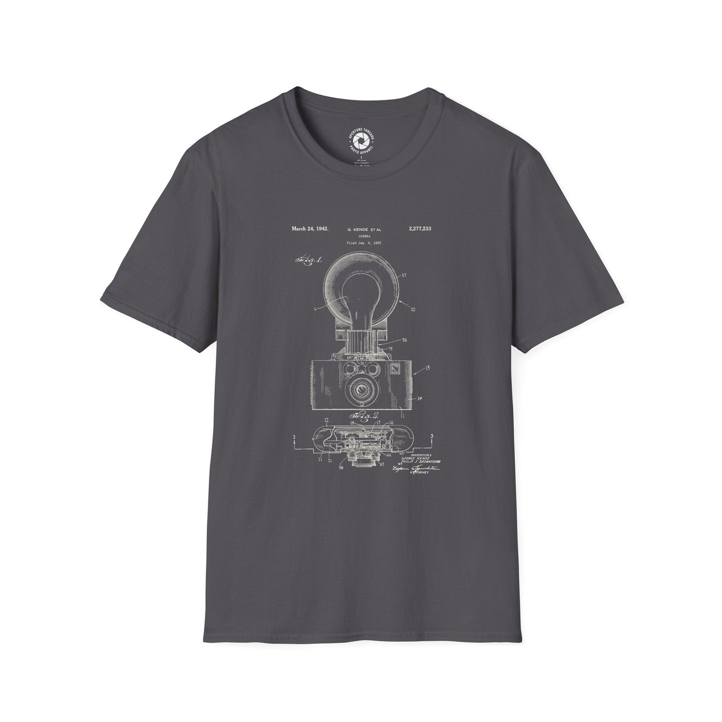 T-Shirt Charcoal / S Kende Blueprint T-Shirt