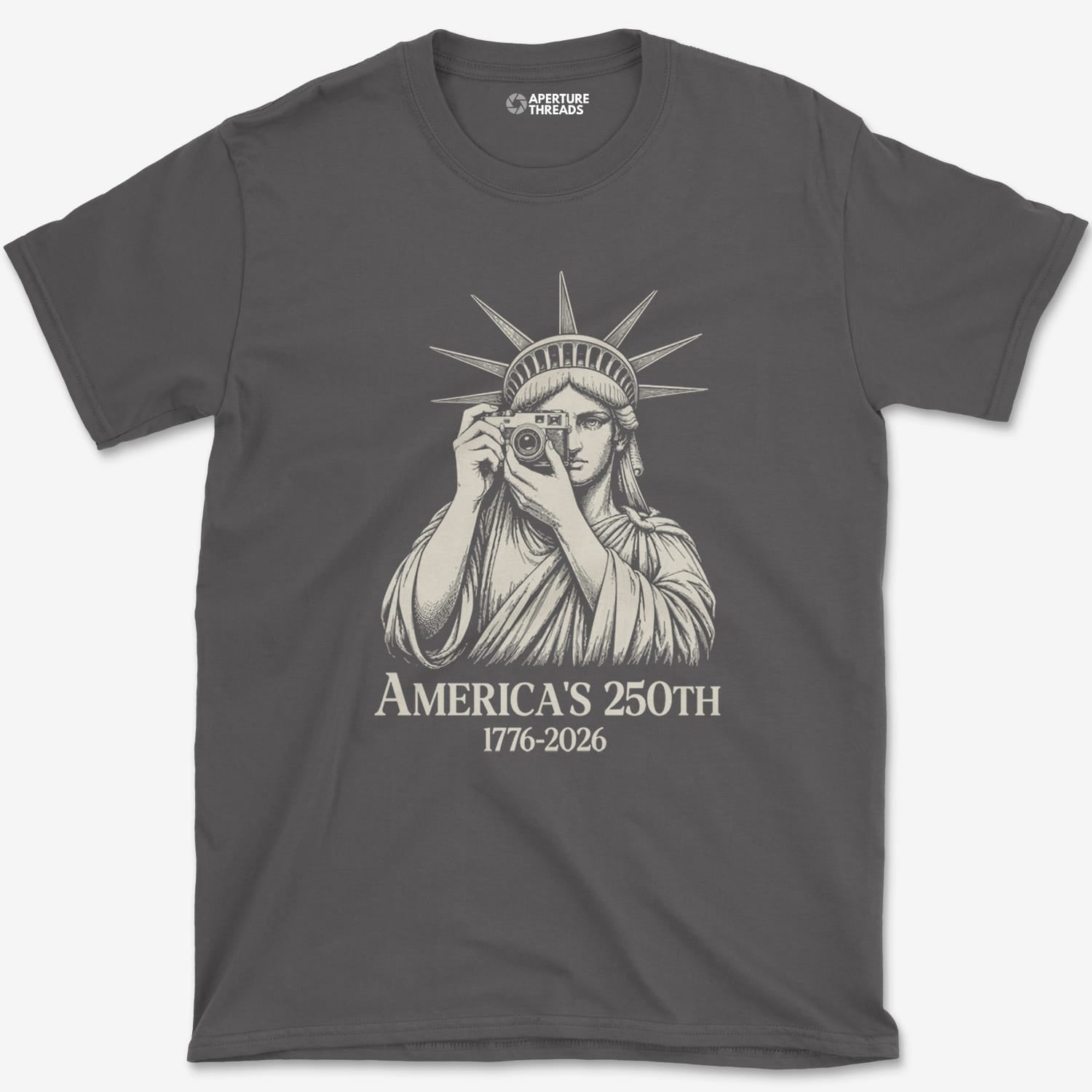 T-Shirt Charcoal / S Lady Liberty 250th T-Shirt