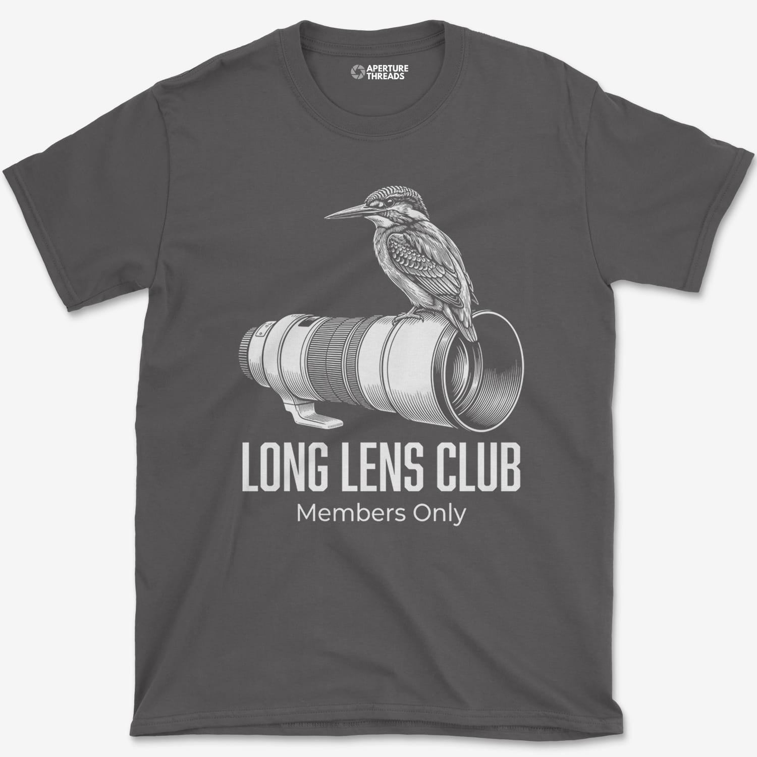 T-Shirt Charcoal / S Long Lens King Fisher T-Shirt