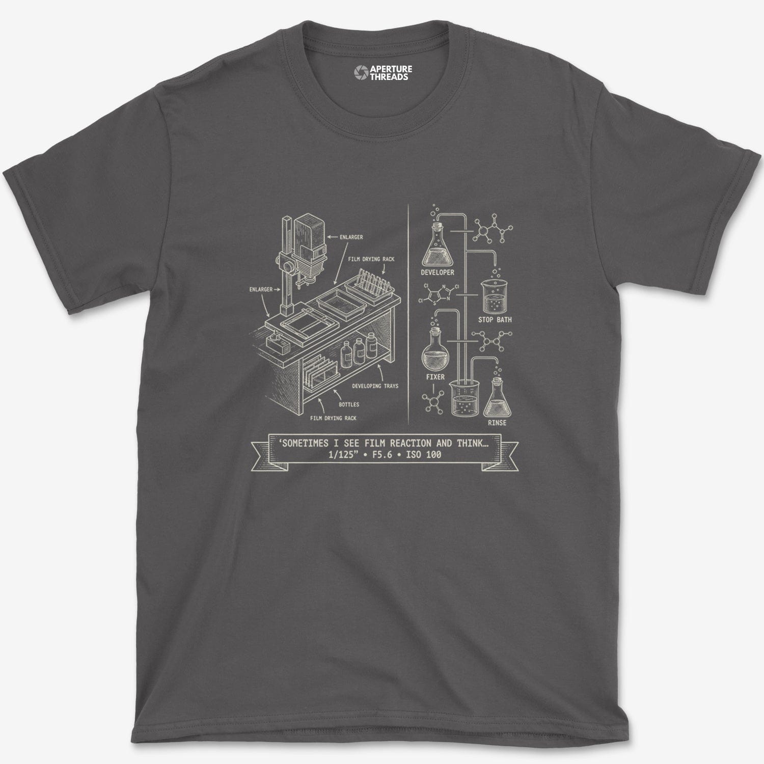 T-Shirt Charcoal / S See Reaction T-Shirt