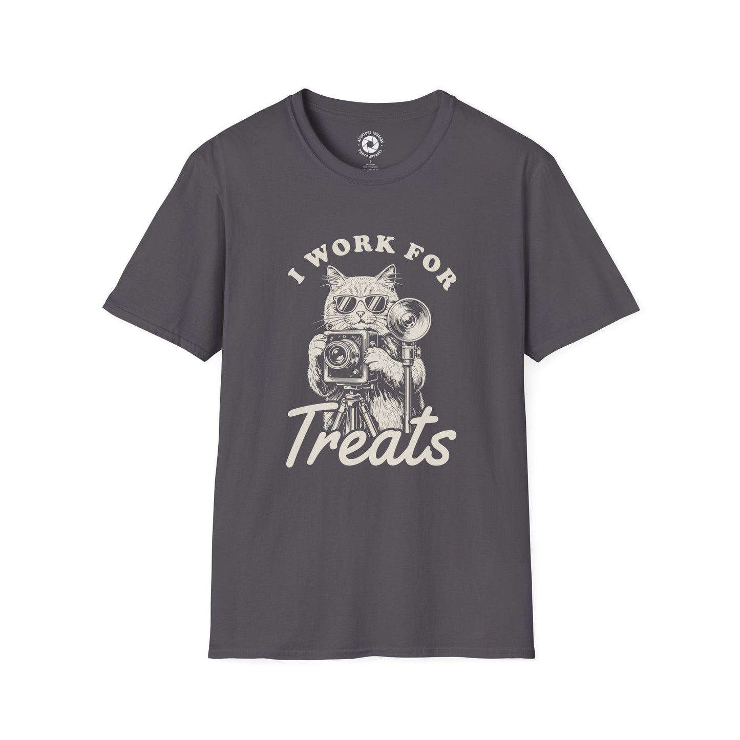 T-Shirt Charcoal / S Work For Treats T-Shirt