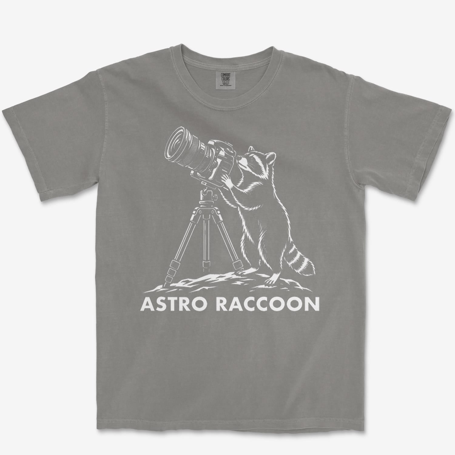 T-Shirt Grey / S Astro Raccoon Heavyweight Tee