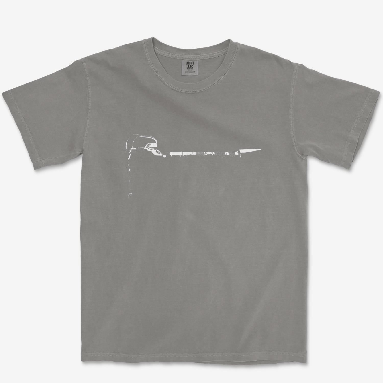 T-Shirt Grey / S Camera Silhouette Heavyweight Tee