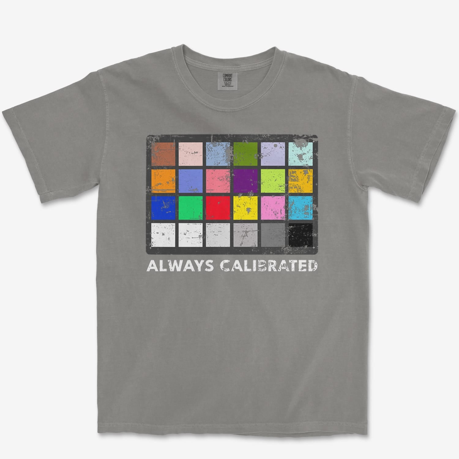 T-Shirt Grey / S Color Checker Heavyweight Tee