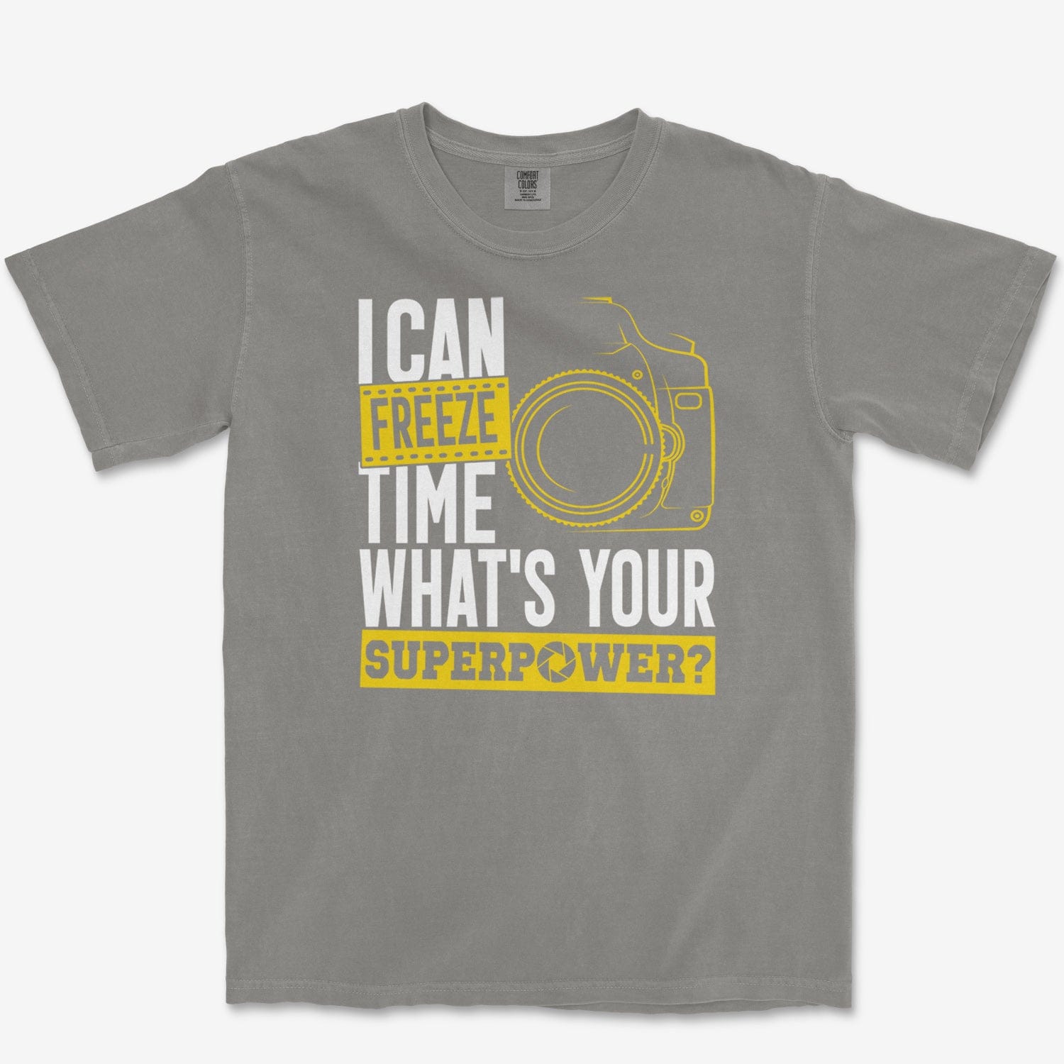 T-Shirt Grey / S Freeze Time - Premium T-Shirt