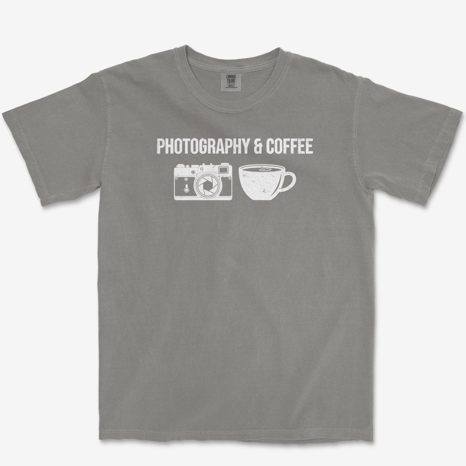 T-Shirt Grey / S Photography & Coffee - Premium T-Shirt