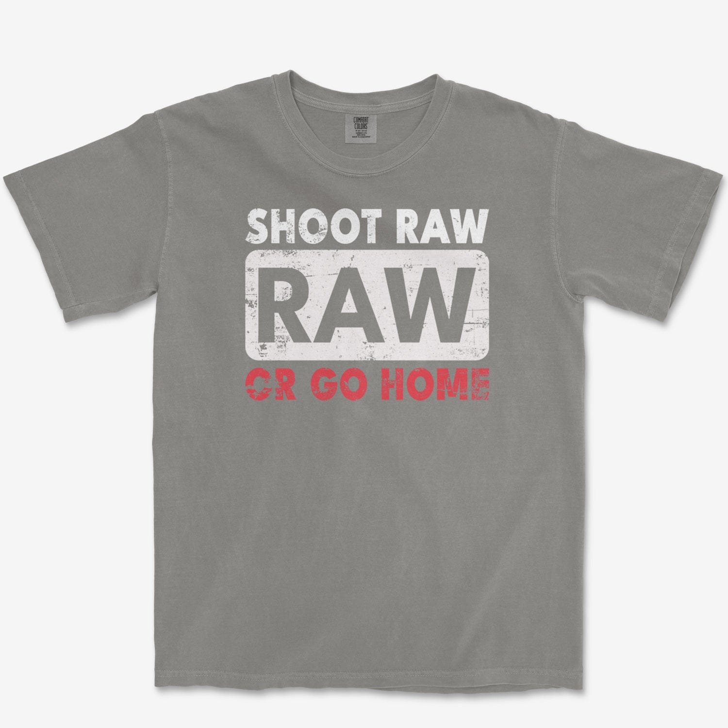 T-Shirt Grey / S Shoot RAW - Premium T-Shirt