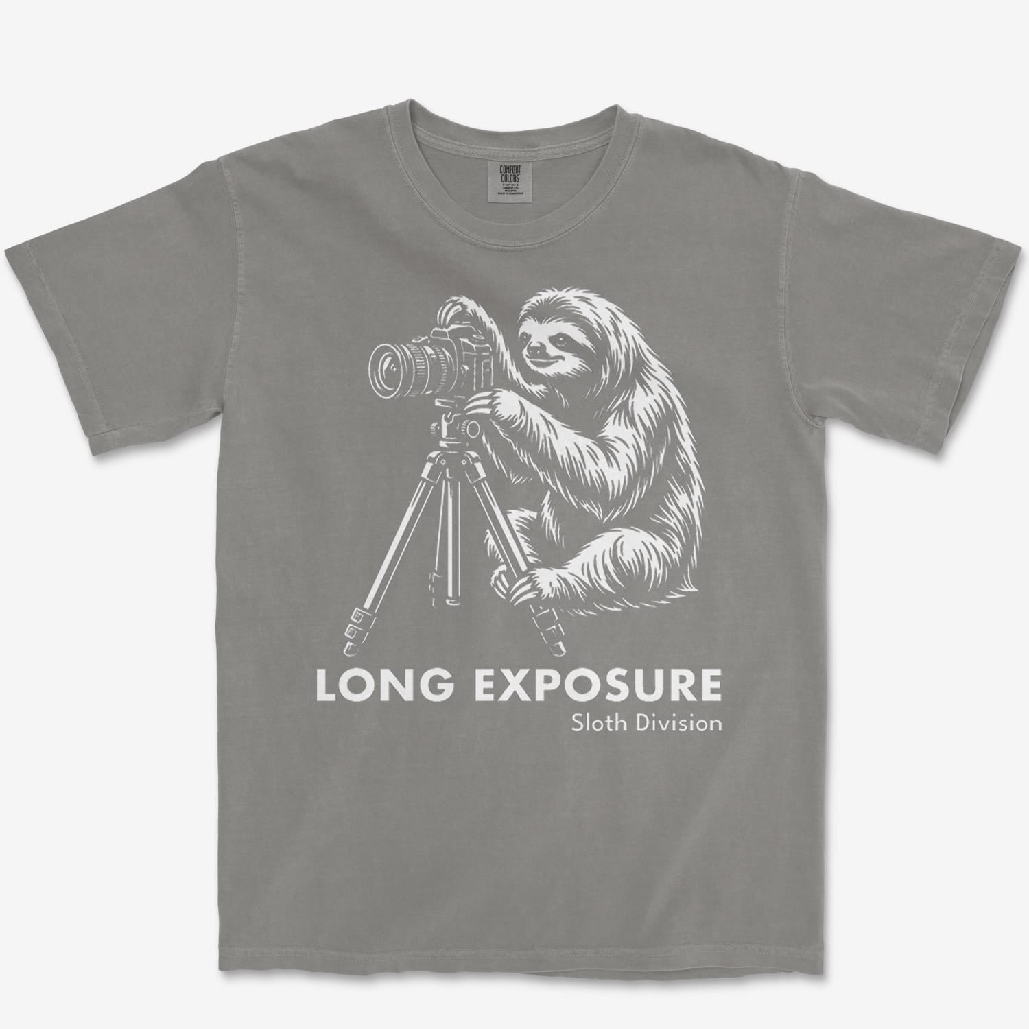 T-Shirt Grey / S Sloth Exposure Heavyweight Tee