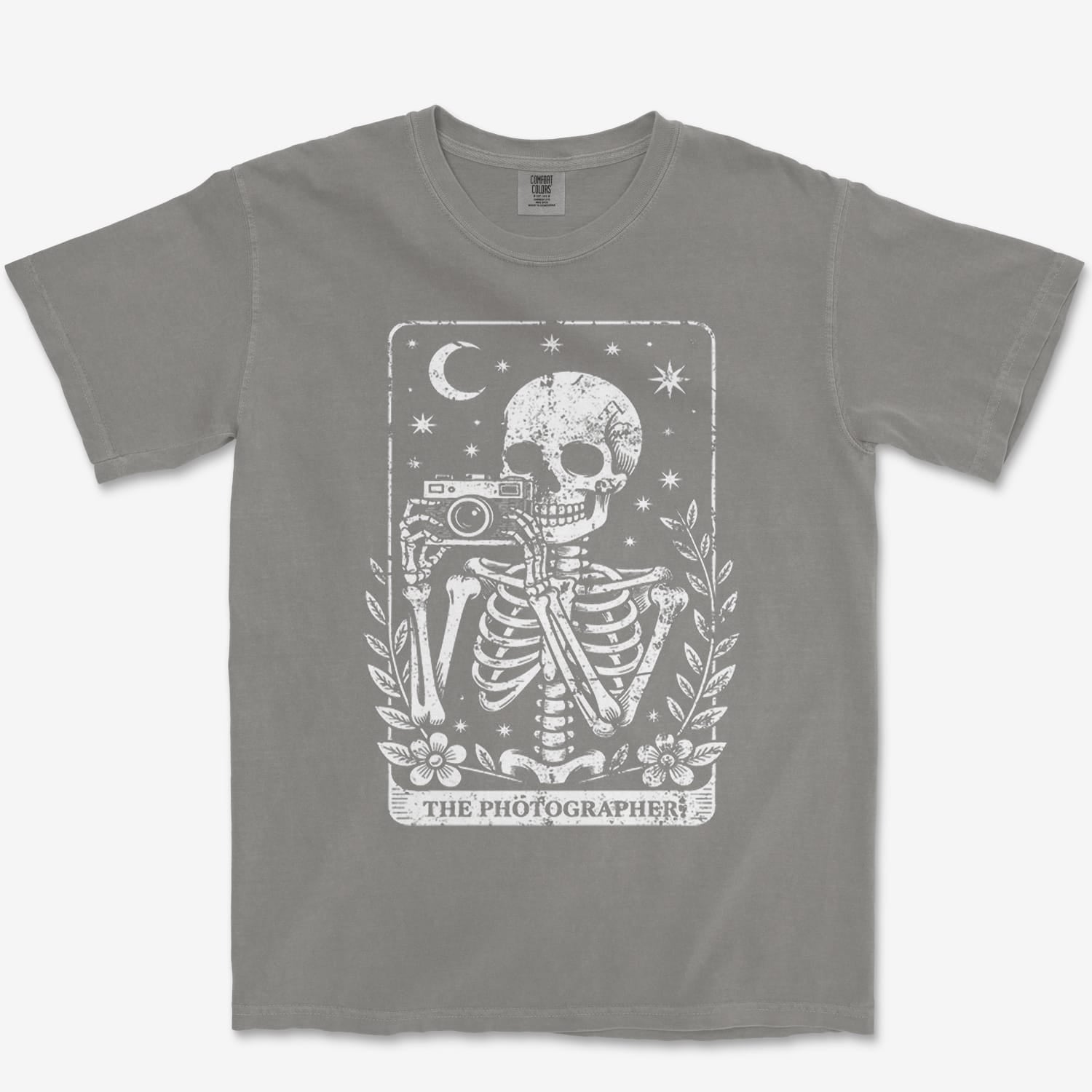 T-Shirt Grey / S Tarot Photographer Heavyweight Tee