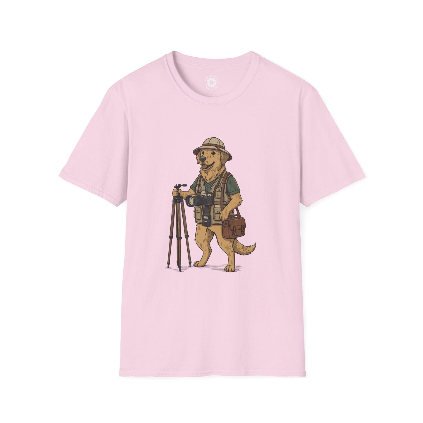 T-Shirt Light Pink / S Dog Photographer T-Shirt