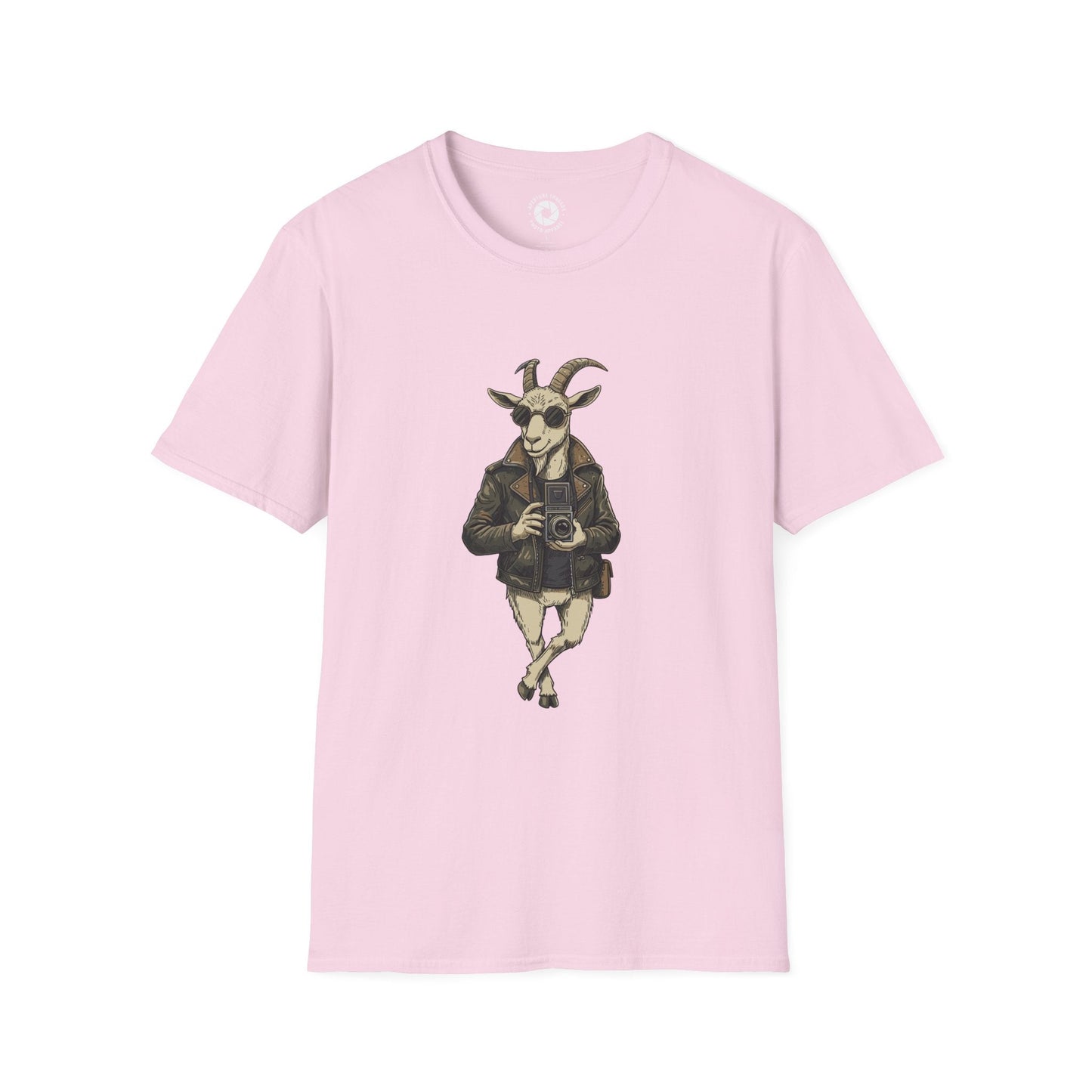 T-Shirt Light Pink / S Goat Photographer T-Shirt