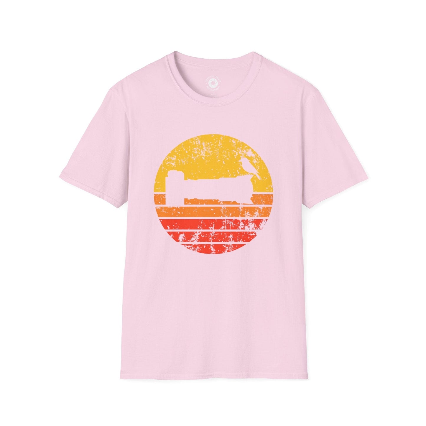 T-Shirt Light Pink / S Sunset Bird Camera T-Shirt