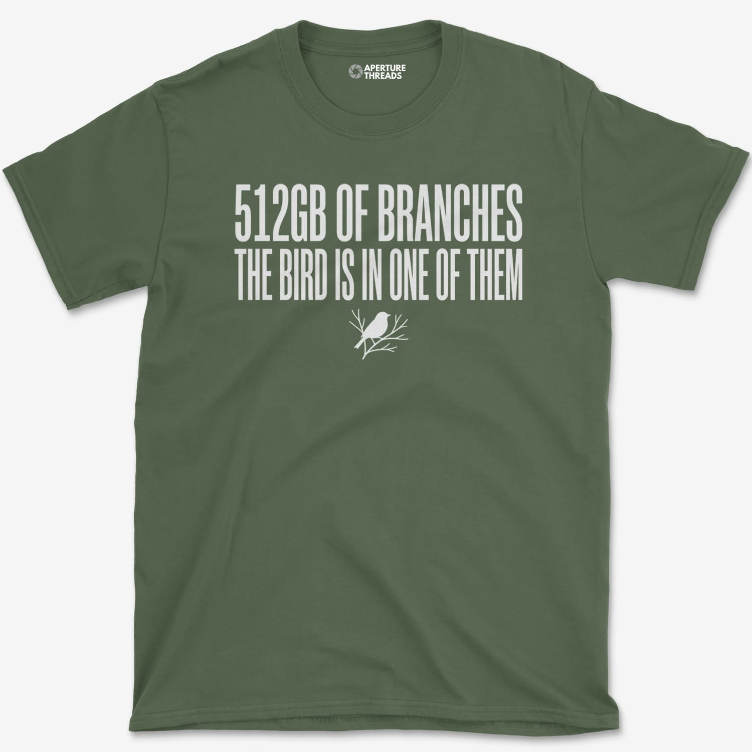 T-Shirt Military Green / S 512GB of Branches T-Shirt