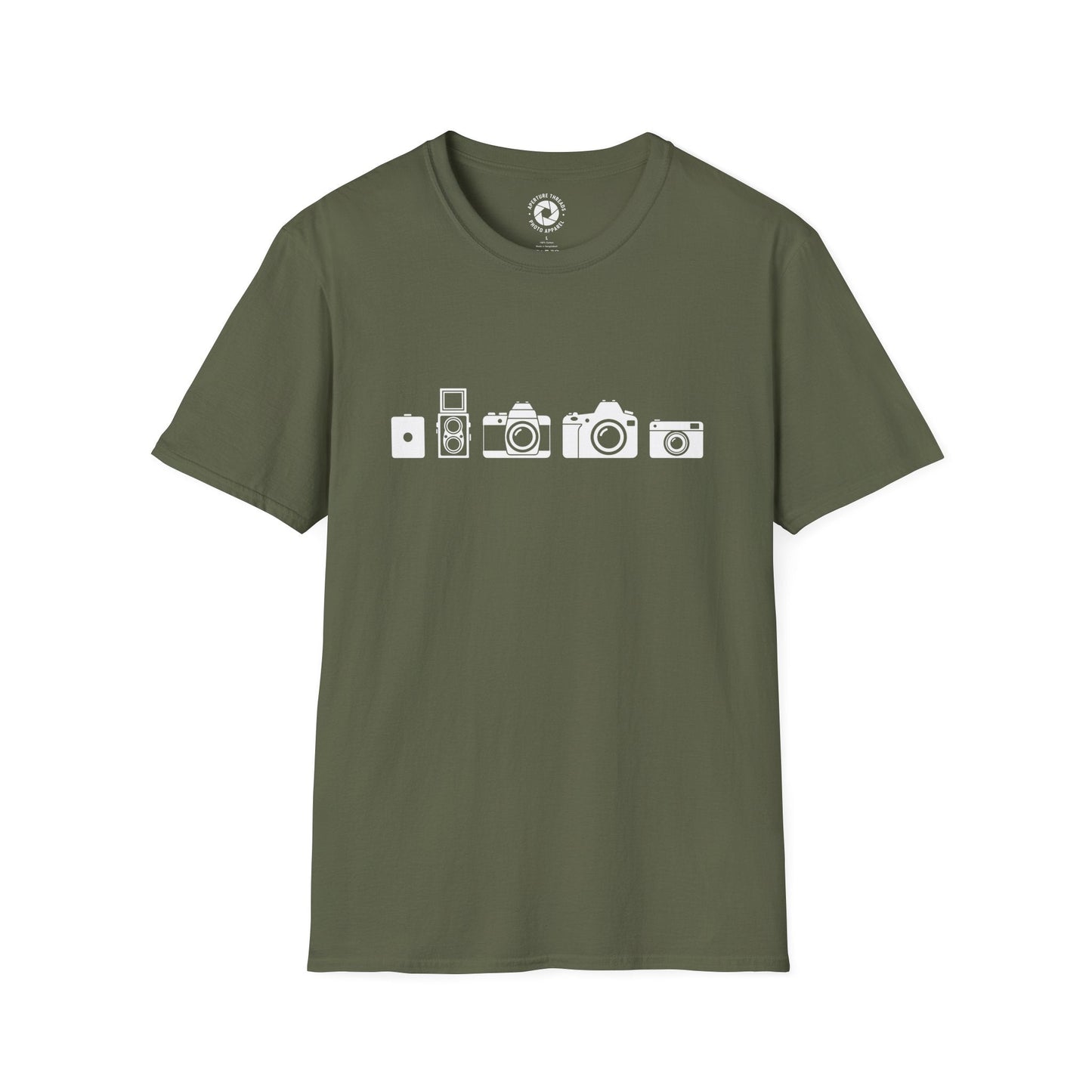 T-Shirt Military Green / S Camera Evolution T-Shirt