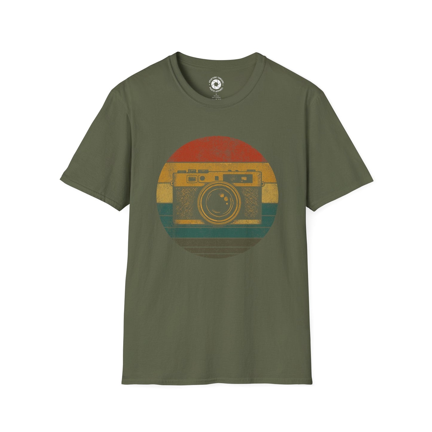 T-Shirt Military Green / S Camera Sunset T-Shirt