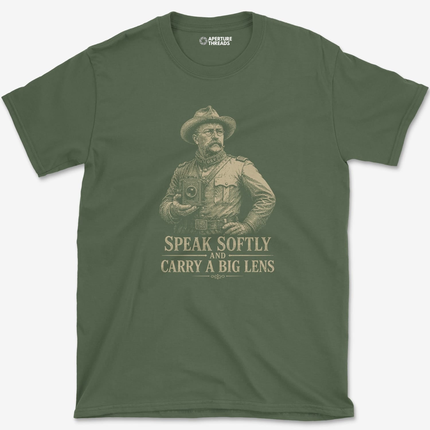 T-Shirt Military Green / S Carry A Big Lens T-Shirt