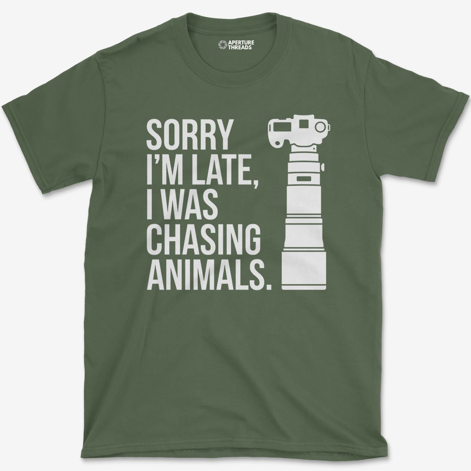 T-Shirt Military Green / S Chasing Animals T-Shirt